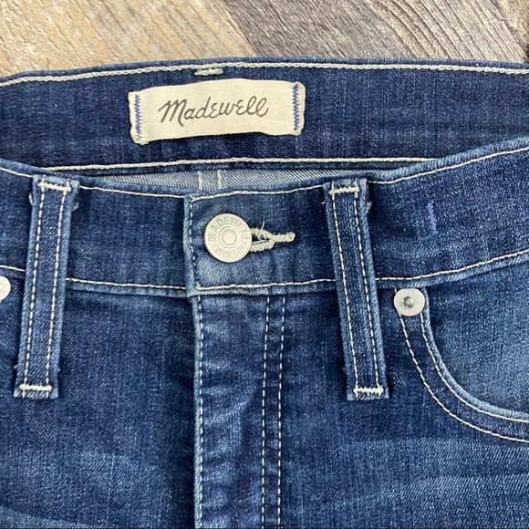 Madewell Slim Straight Raw Hem Denim Jeans 28 - Picture 2 of 4